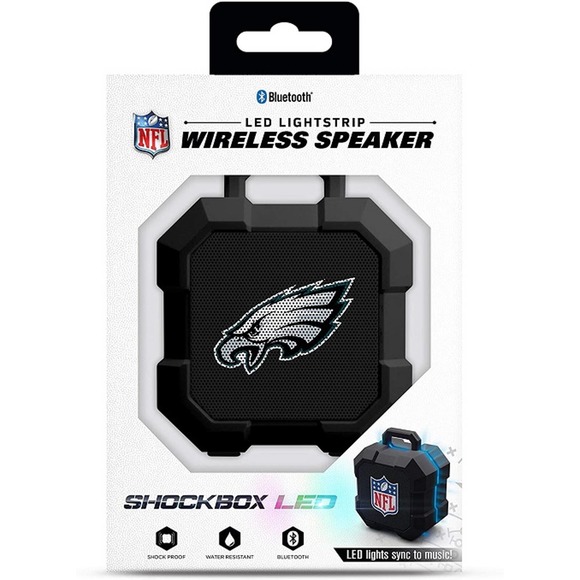 NFL Philadelphia Eagles Speaker Wireless Bluetooth Shockbox LED  Portabl… - Picture 3 of 3
